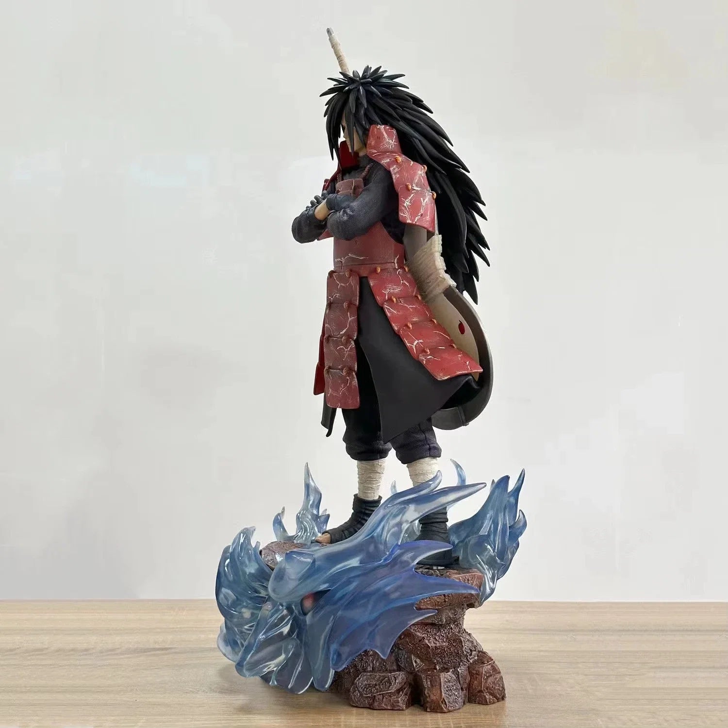 42cm Uchiha Madara Figure Naruto Shippuuden GK Action Figurine PVC Manga Statue Collection Ornament Model Kid Christmas Toy Gift