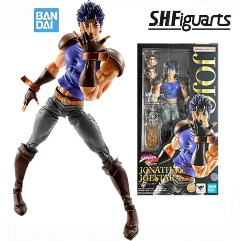 Bandai Original S.H.Figuarts Jojo'S Bizarre Adventure: Stardust Crusaders Jotaro Kujo Jonathan Figur Spielzeug Für Jungen Mädchen Geschenk