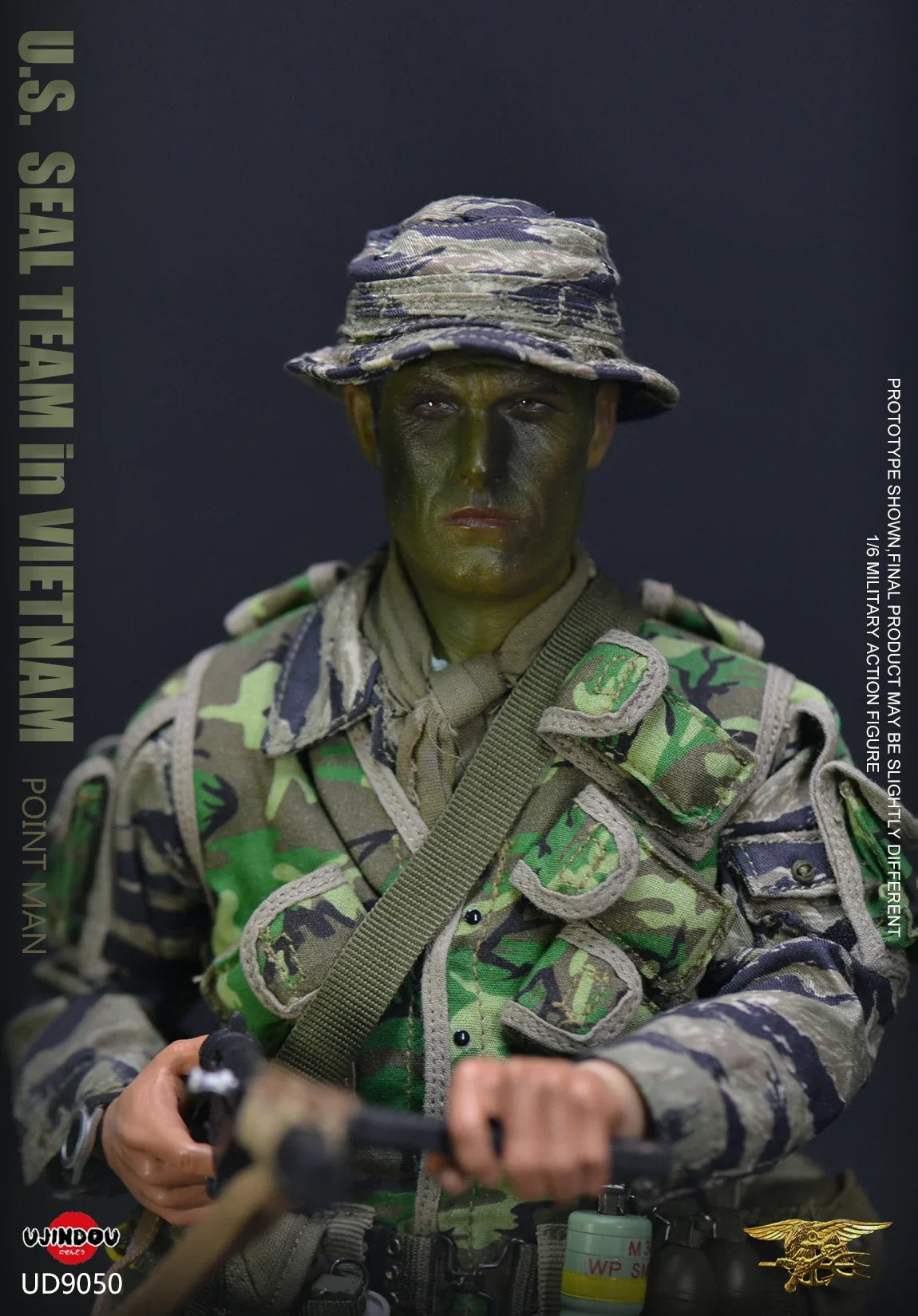 In Stock UJINDOU UD9050 1/6 Scale Male Soldier Vietnam War US Navy SEALs - Vanguard Full Set 6in Collectible Action Figure Body