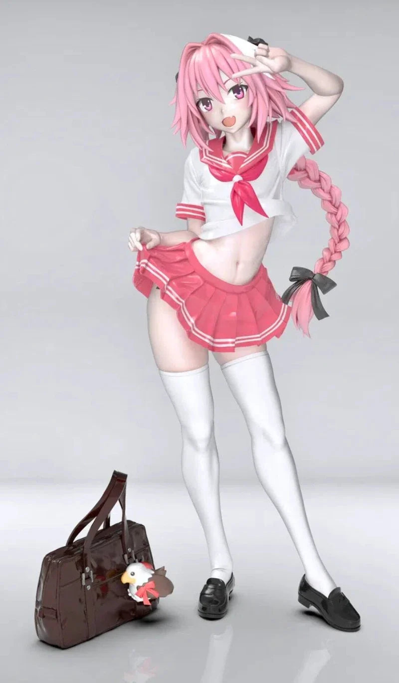 Anime Fate/Grand Order Astolfo Figures kawaii resin GK DIY manual White assembly Model Statue Toys doll Collection Gifts