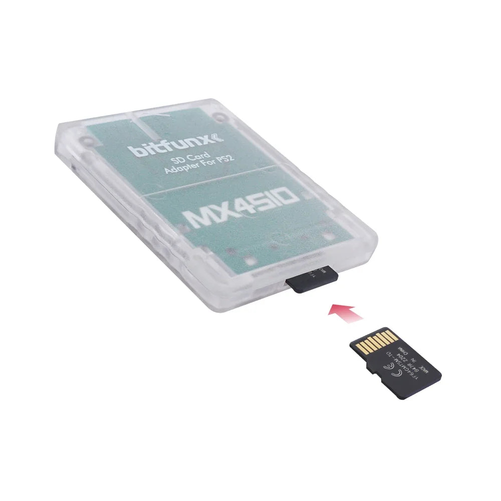 BitFunx MX4SIO SIO2SD TF/SD Card Adapter Program Game Card For PS2 Game Consoles Video Consoles