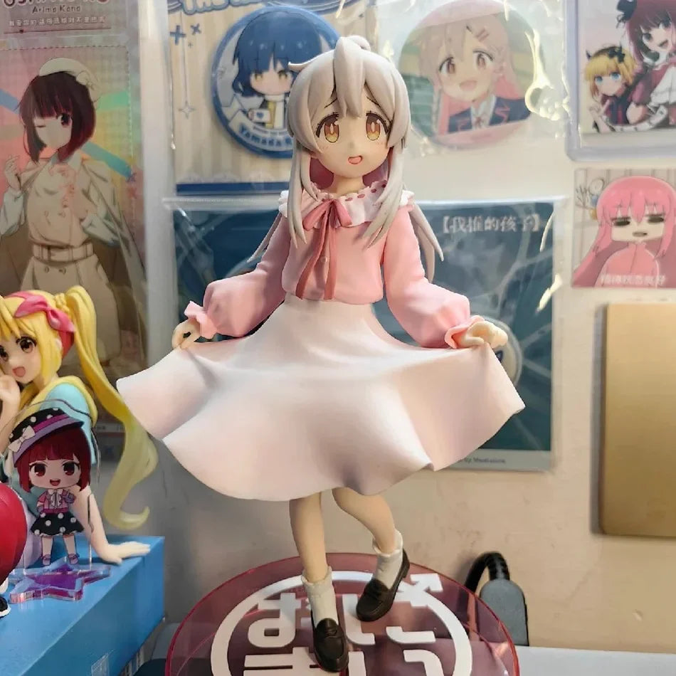 18cm Onii-chan wa Oshimai! Mahiro Oyama Anime Figure Kawaii Mahiro Oyama Action Figure Pink dress Collection Model Doll Toy Gift