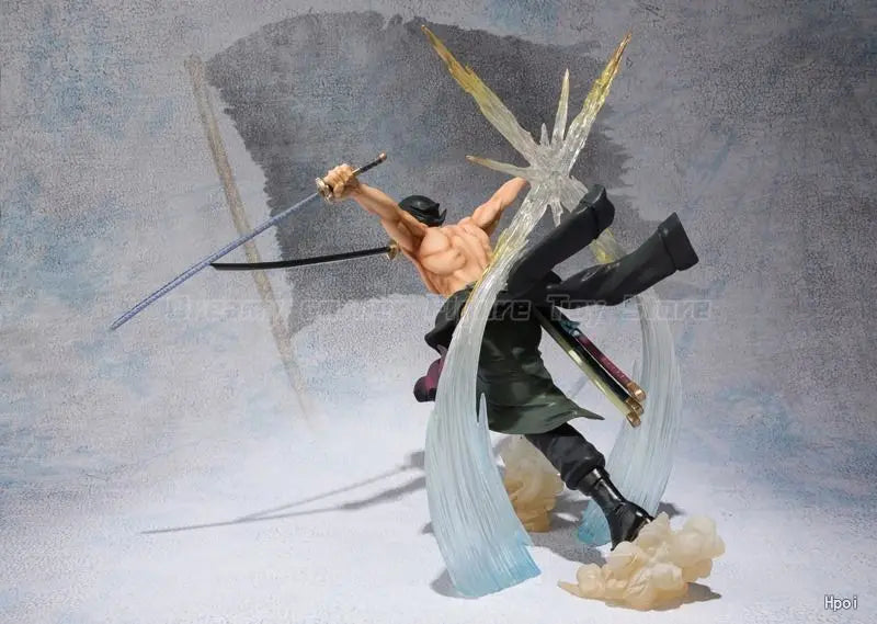 【In Stock】Original BANDAI SPIRITS FiguartsZERO ONE PIECE Roronoa Zoro Battle Ver Figure Collection Model Ornament