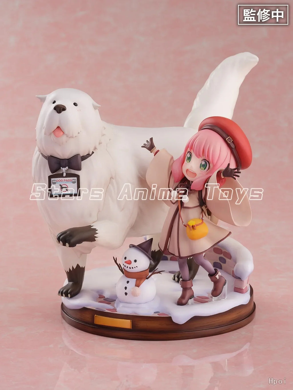 Original SSF SPY×FAMILY CODE: White ANYA FORGER and BOND FORGER 1/7 Ornaments Anime Figures Toy