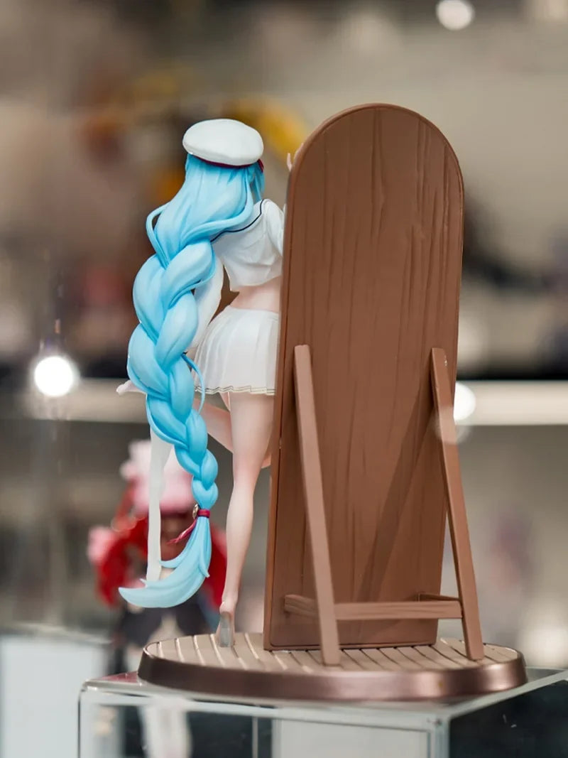 New Original Myethos Gift Azur Lane 19.5cm Hms Janus About Changing Clothes Time Model Action Figure Collecting Toy Gift Stock