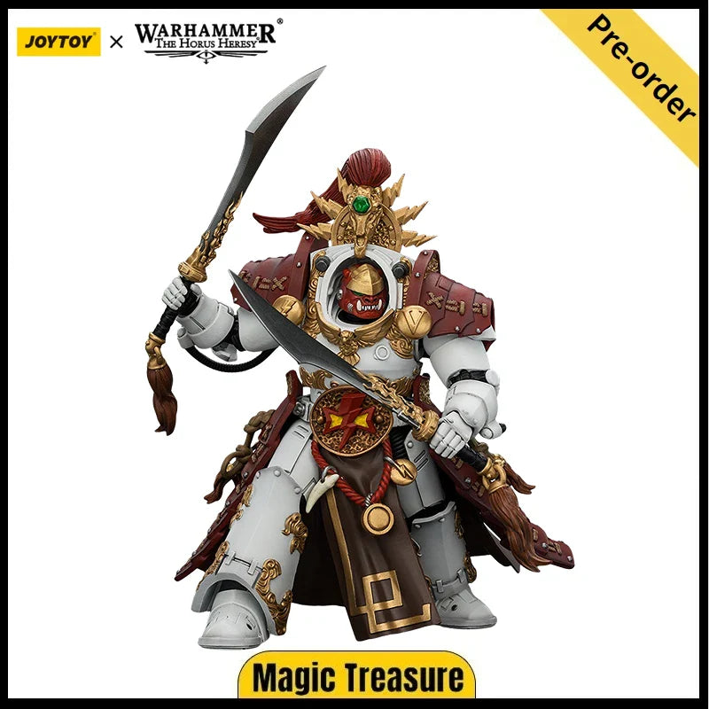 【Pre-sale】JOYTOY Warhammer 40K White Scars Qin Xa - Master of The Keshig 1/18 Action Figure Model Toy