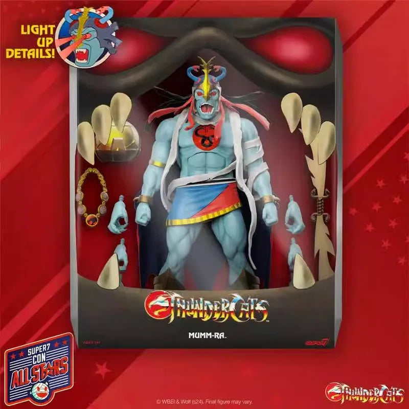 Super7 Sdcc 2024 Thundercats Mumm-Ra Light-Up Eyes Edition Poseable Figure
