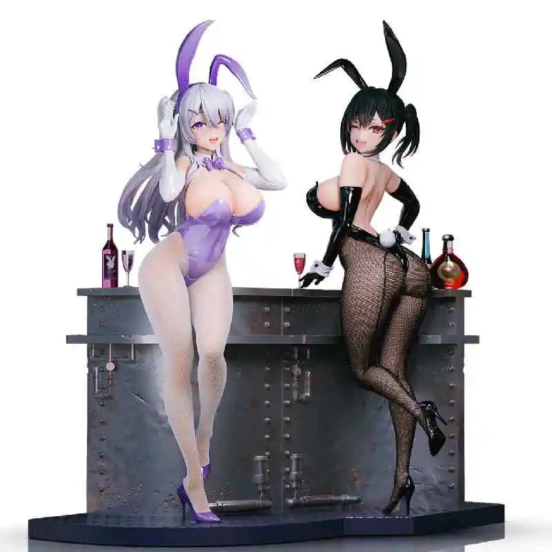 Bearpanda Bunny Girl Asanagi Rin Xiya Temperature Paint & 3d Crystal Eye & Creative Scene Models Anime Toy Birthday Gift