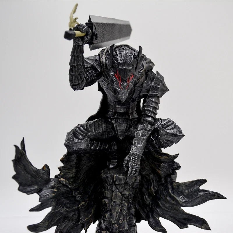 23cm Berserk Guts Anime Figure Berserker Armor L Action Figure Berserk Black Swordsman/Zodd Figurine Collectible Model Doll Toys