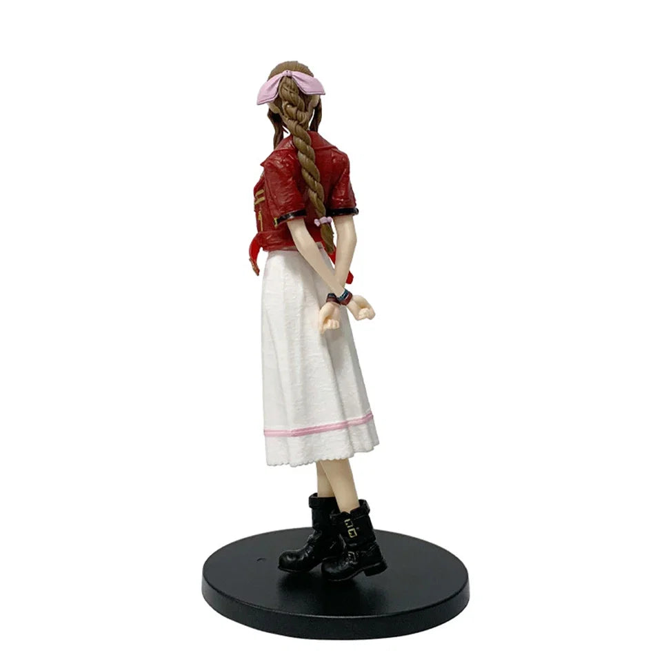 21CM //  Cloud Strife Tifa Lockhart Aerith Gainsborough Zack·Fair Figure Model PVC Toy Desktop Collection Accessories Gift
