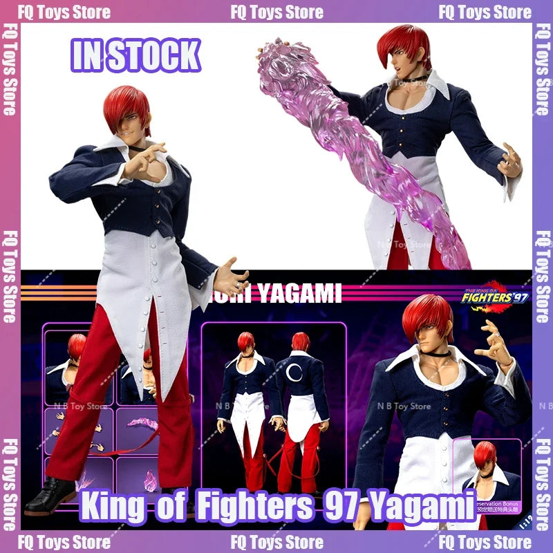In Stock TunShi Studio TS-XXZ-008 1/12 SHF The King of Fighters'97 Iori Yagami Anime Action Figures Toys Models PVC Collector