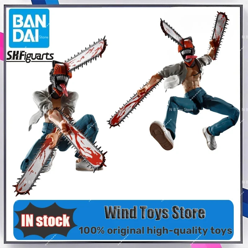 IN STOCK Original Bandai S.H.Figuarts Shf Chainsaw Man Movie Prayer Arc Chainsaw Man Anime Collection Action Figures Model Toy