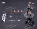 HASUKI PA009 Sammlerfigur im Maßstab 1:12 Friede Charm Dämonen-Nonne Punk Anime Fighting Girl 6 Zoll Frauen Soldat Actionfigur