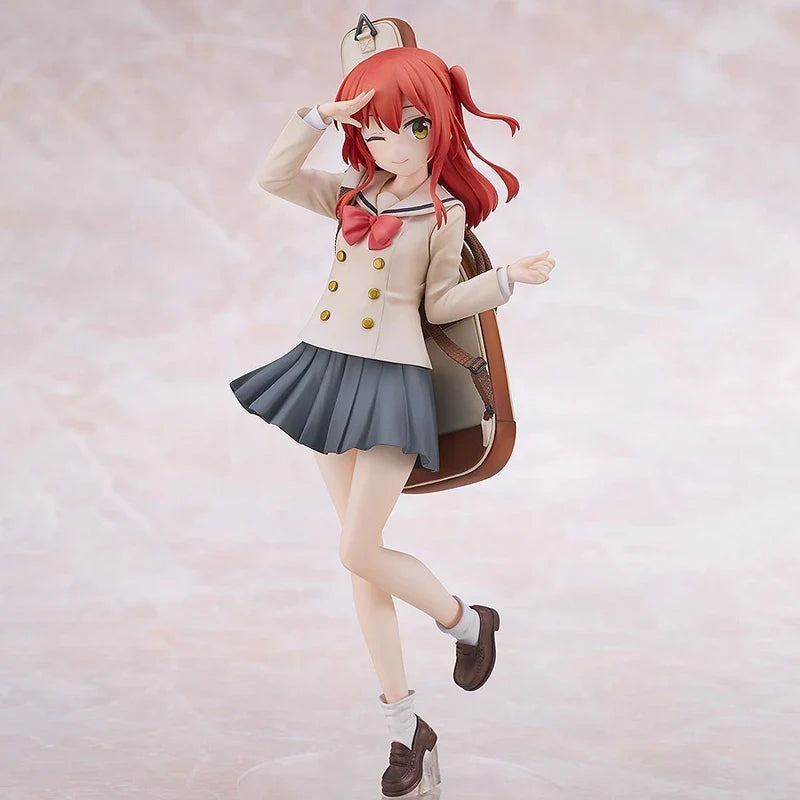 23cm Bocchi the Rock Kita Ikuyo Action Figures Standing Pose Winking Version Anime Collectible Model Red Hair Guitarist Gift