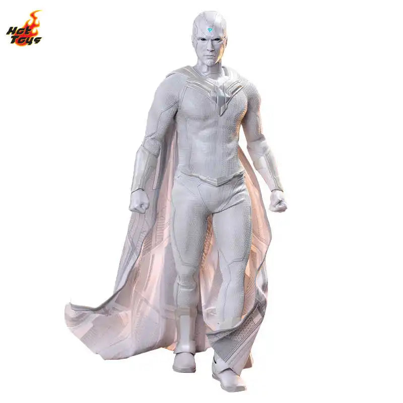 HotToys White Vision 1:6 Scale Collectible Action Figure From Wanda Vision Premium Posable Figurine For Adult Collectors Display