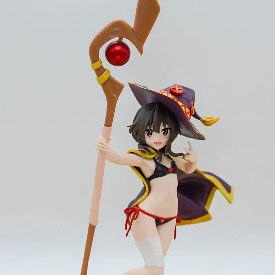Megumin Swimsuit Anime Figure - PVC Action Model Toy from 'God's Blessing on This Wonderful World' for Girls Gift