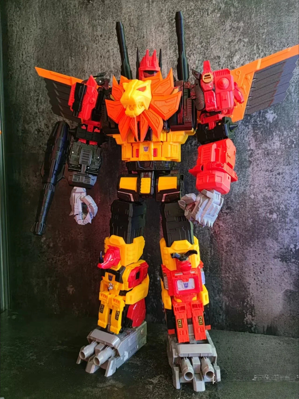 3D DIY Apply To POWER OF THE PRIMES Predaking liketoys upgrade 50Cm Heightening Upgrading Kit Custom Only