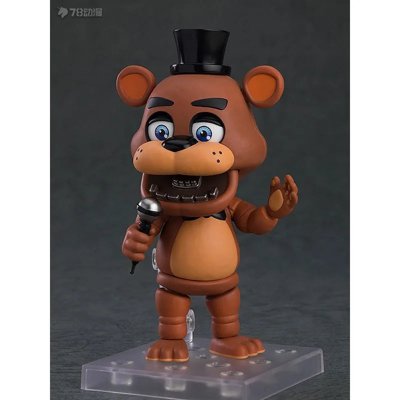 GSC Original Nendoroid The Five Nights Harem of Teddy Bear Series Freddie Fazbert Anime Action Figure Model Toys Gifts Fo Boys