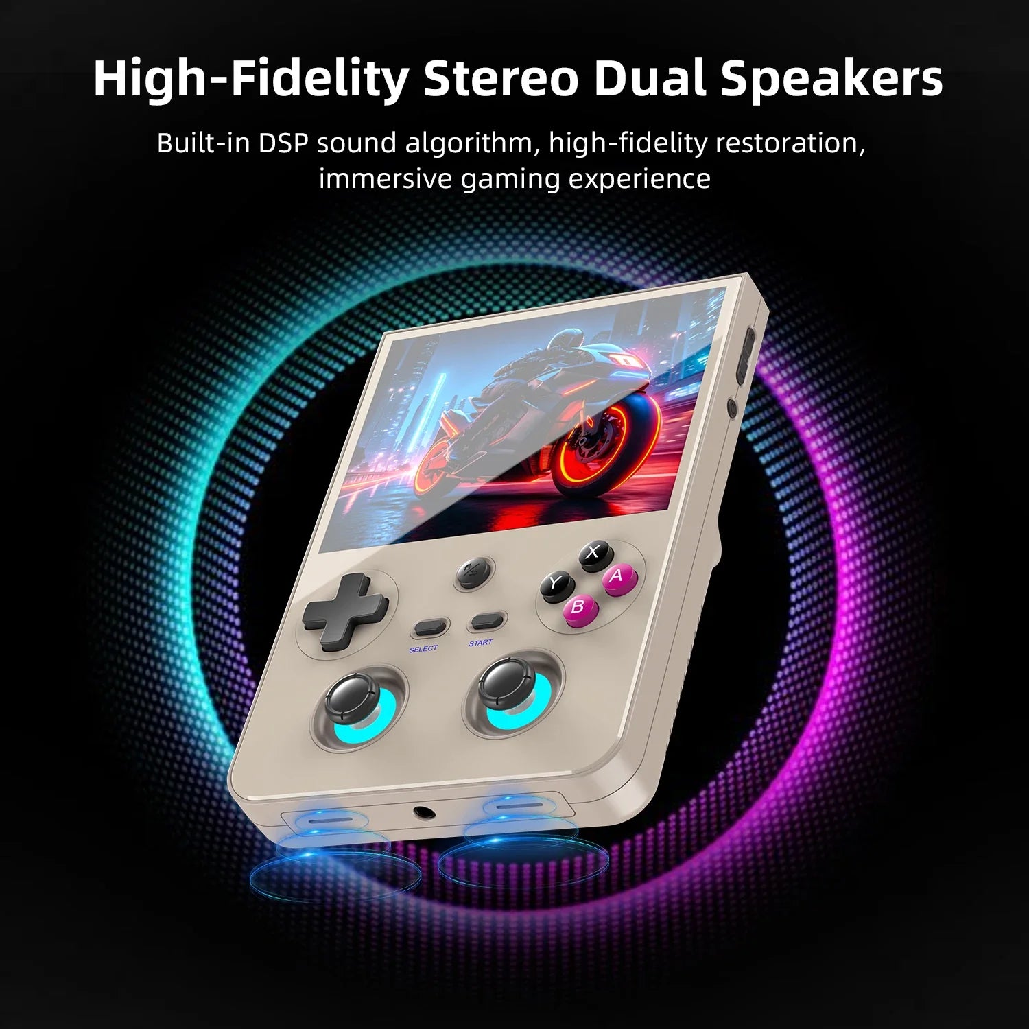 ANBERNIC RG477V Handheld Game Console 4.7" LTPS In-Cell Android 14 DSP Sound Effect Video Player Support AI RixelHK 1080p-DP Out