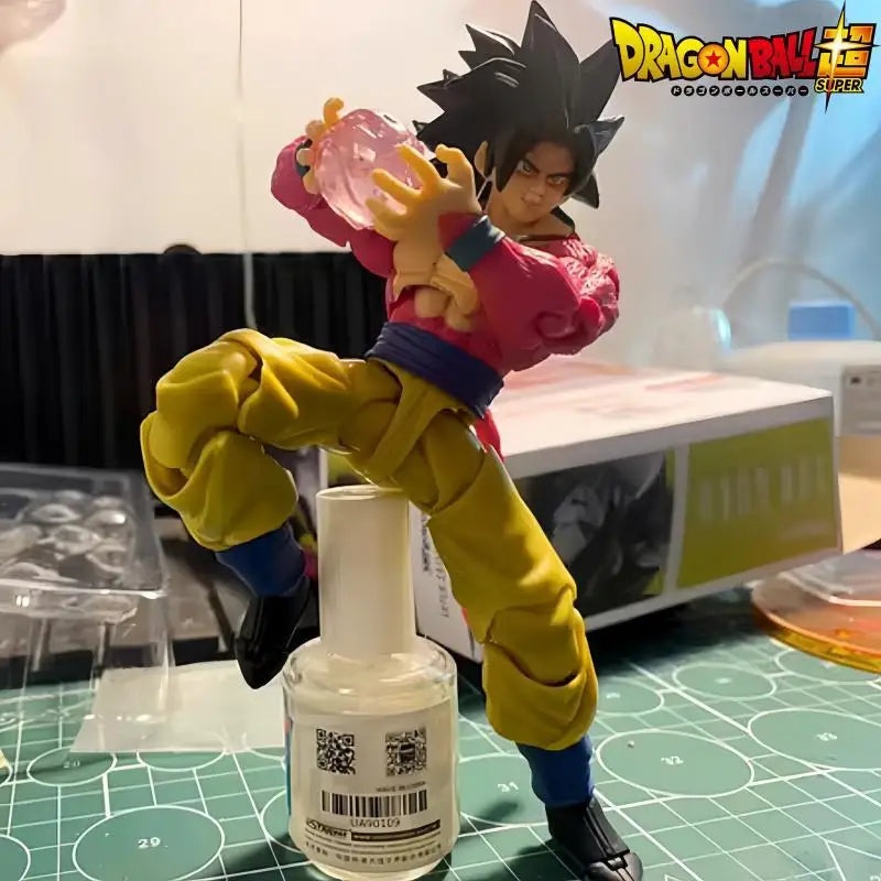 SHF Dragon Ball Figure SSJ4 Son Goku Action Figure Super Saiyan 4 Goku Anime 16cm PVC Collection Model Ornamen Toys Doll Gifts
