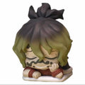 Demon Slayer Anime Gashapon Toys Q Version Collection 10 Figures - Akaza Daki Giyuutarou Rui Enmu PVC Action Model Decor Gifts
