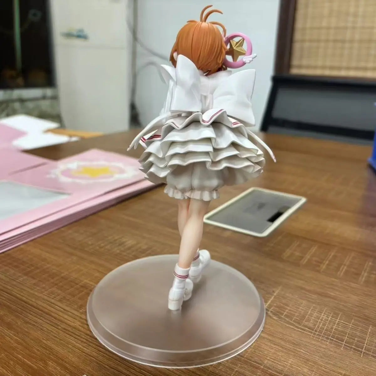 In Stock Cardcaptor Sakura Kinomoto Sakura Figure 22cm Pvc Anime Models Statue Collection Toys Desk Decoration Halloween Gifts