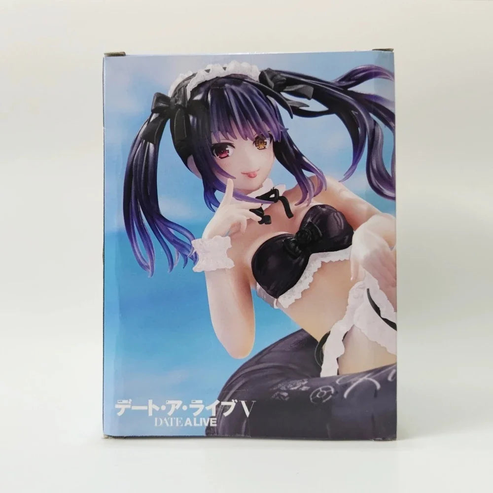 In Stock TAITO Original Genuine Anime DATE ALIVE IV Aqua Float Girls Figure Kurumi Tokisaki Renewal 10cm Collections Model Toys
