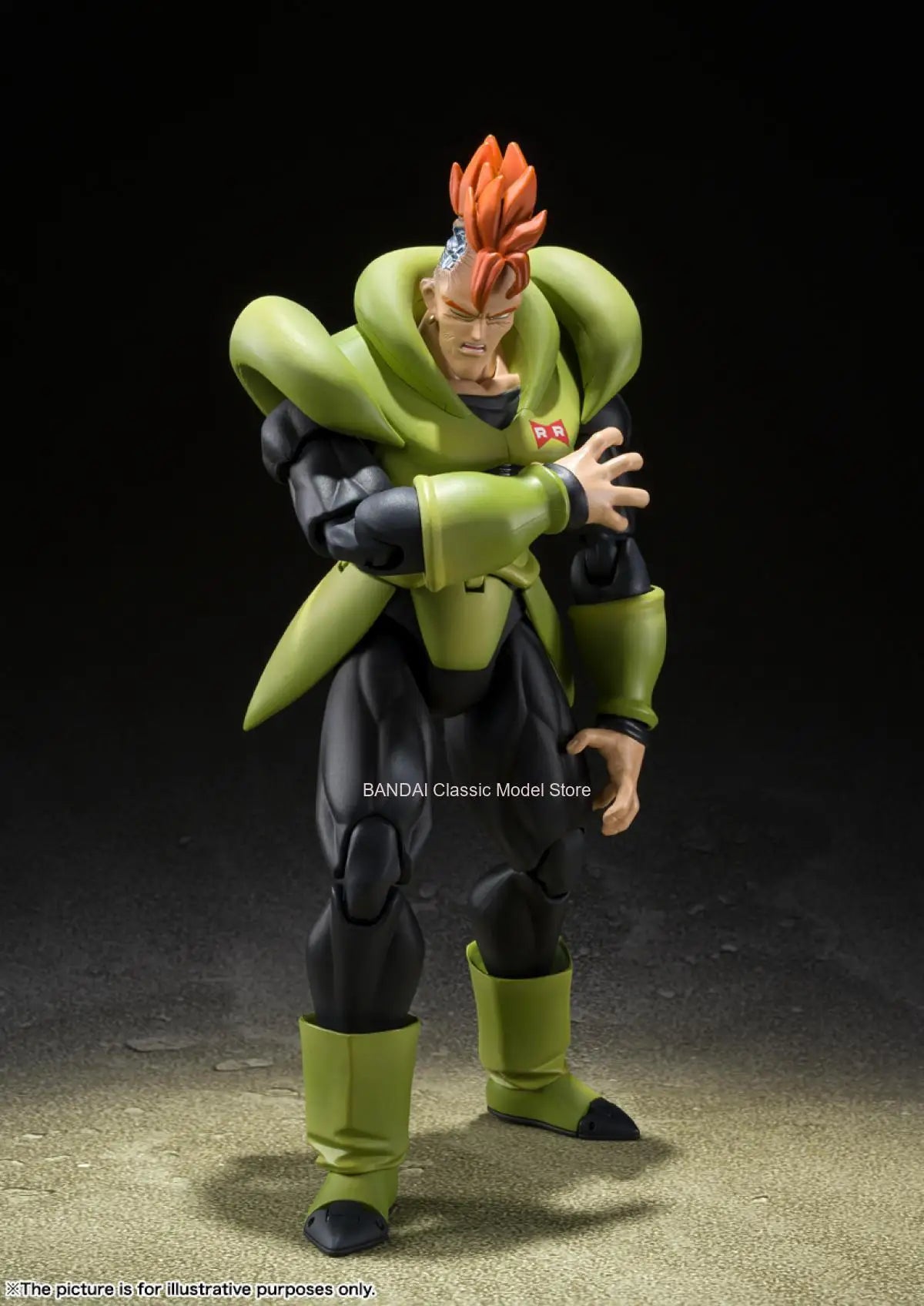 100% Original Bandai Sh Figuarts Shf Sdcc Android 16 Exclusive Edition Action Figures Anime Model Toys Figura Pvc Gifts In Stock