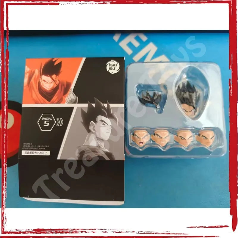 Black Hole Toys Son Gohan Head Sculpt Dragon Ball Mystic Ultimate Son Goku Head Accessories Anime Action Figure Toys Gifts