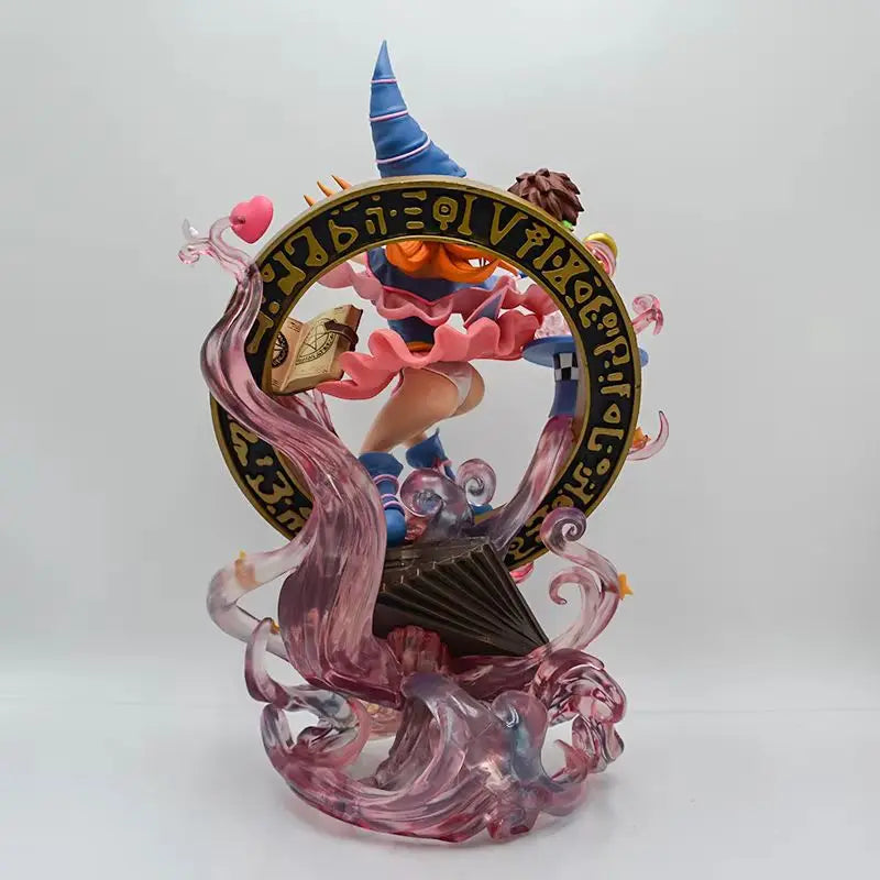 38cm Yu-Gi-Oh! Duel Monsters Dark Magician Girl Sexy Anime Figure Adult Collectible GK Action Model Doll for Toys Gifts
