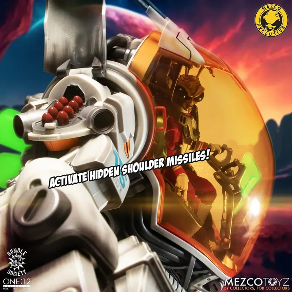 Original MEZCO One:12 Collective Void Cadet Gomez and Vortex Strike Suit Figures In Stock Action Collection Model Toys