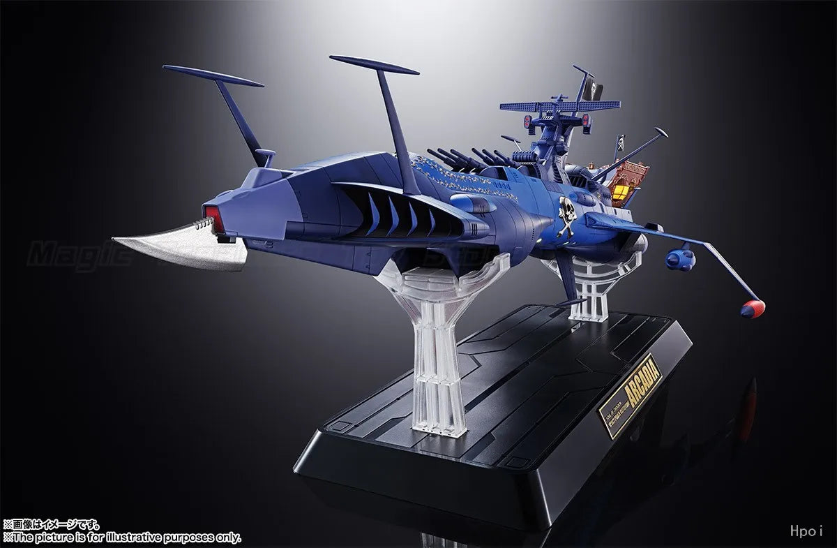【In stock】Original BANDAI SPIRITS Soul of Chogokin GX-93 Space Pirate Captain Harlock DeathShadow Action Figure Toy Model