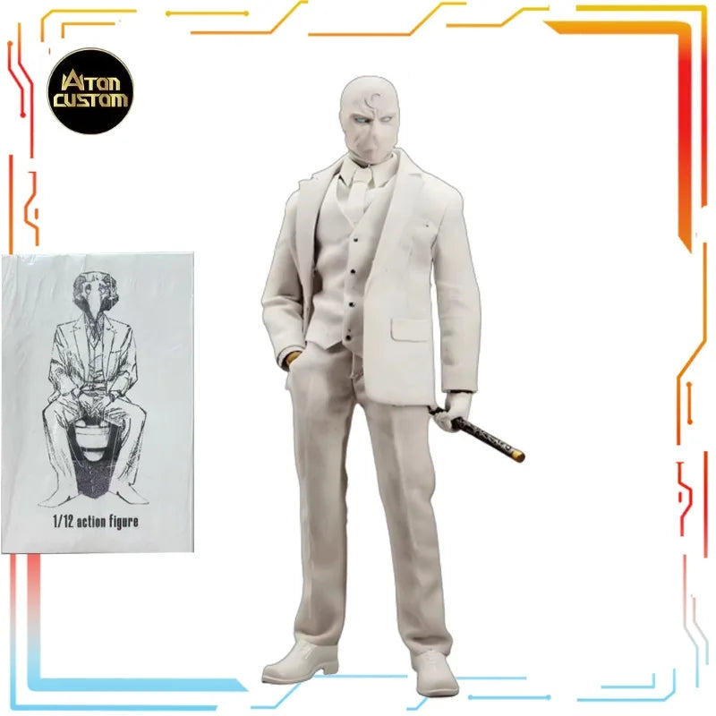 Aton Custom Original 1/12 Fertigprodukt Bewegliche Exquisite Figur Mondritter Anime-Spielzeug Modell Festivalgeschenk für Jungen