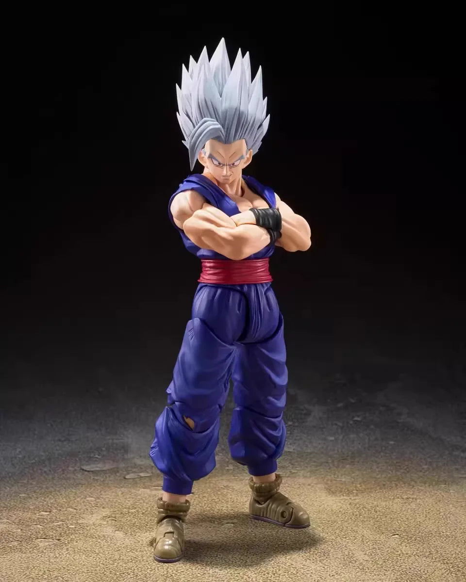 Shf Dragon Ball Son Gohan Beast Action Figure PVC Movable Collection Doll Anime 17cm Super Saiyan Gohan Figurine Model Toys Gift