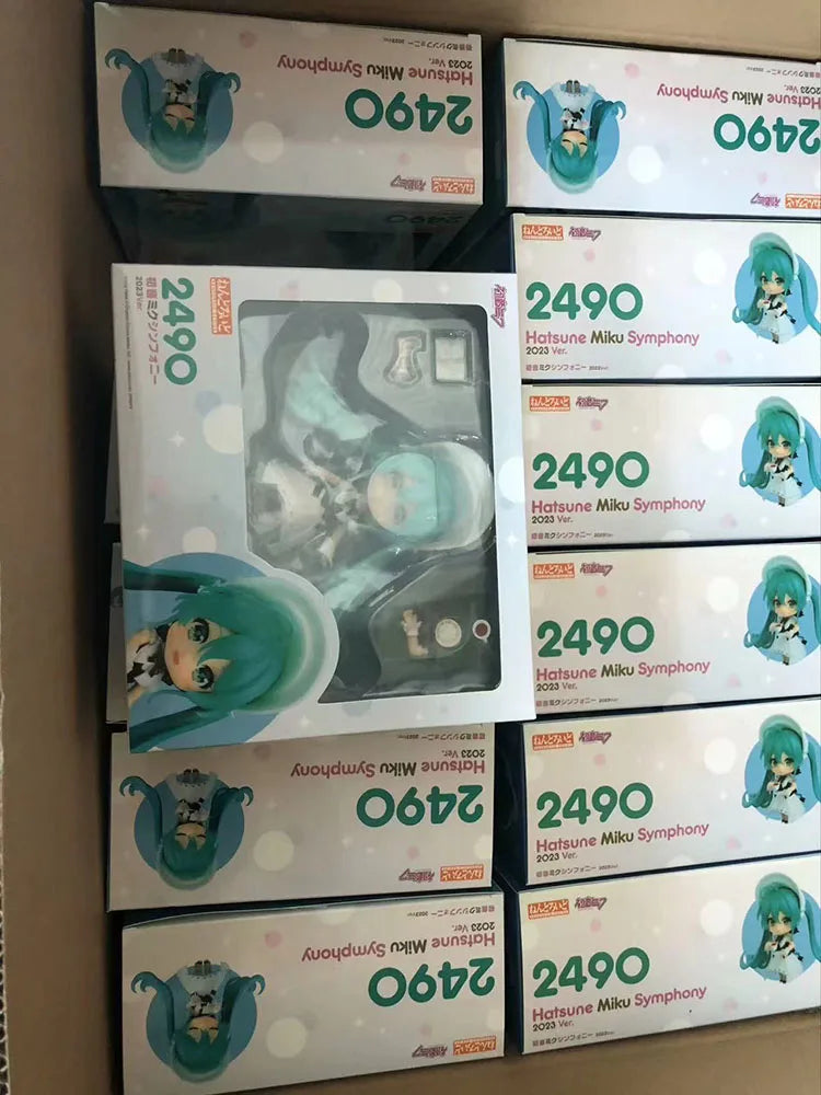 Q Version 2490 Hatsune Miku Symphony 2023ver. Anime Action Figures Model Doll Set Toy Movable Figurines For Collection Gift