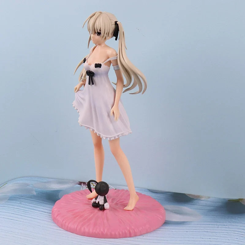 Japan New 24cm Yosuga no Sora Figure PVC Action Anime Doll Model Toys cute white suspender skirt Figure for girl gift
