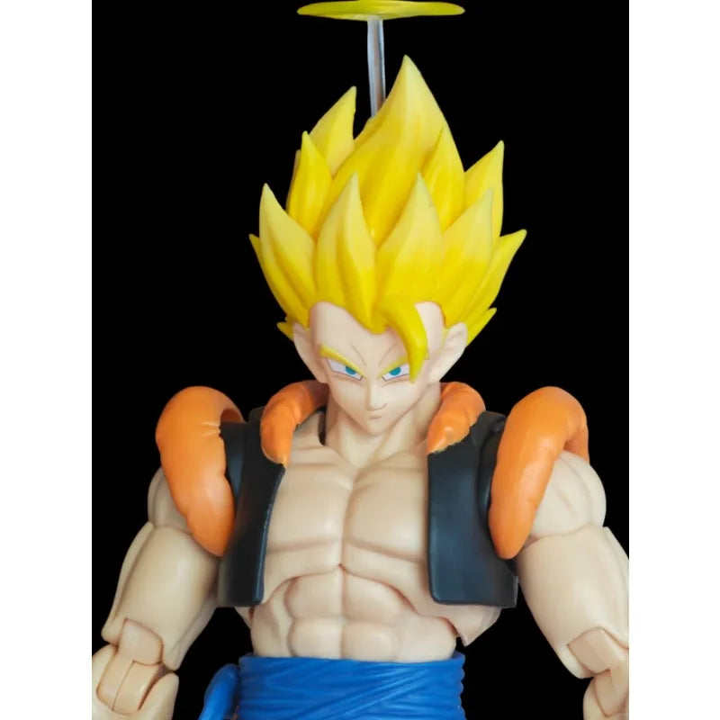 Kamione Dragon Ball Z SHF Super Saiyan SSJ Gogeta Hell Muay Thai Monk Version Anime Action Figures Statue Toys Collectible Gifts