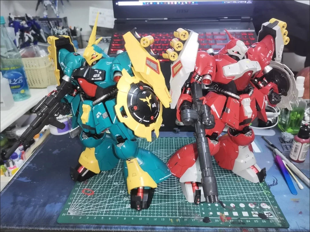 Hot Daban 8823 Mg 1/100 Scale Msn-03 Jagd Doga Red Color Assembly Model Kit Action Figure Customized Collectible Toys For Adults