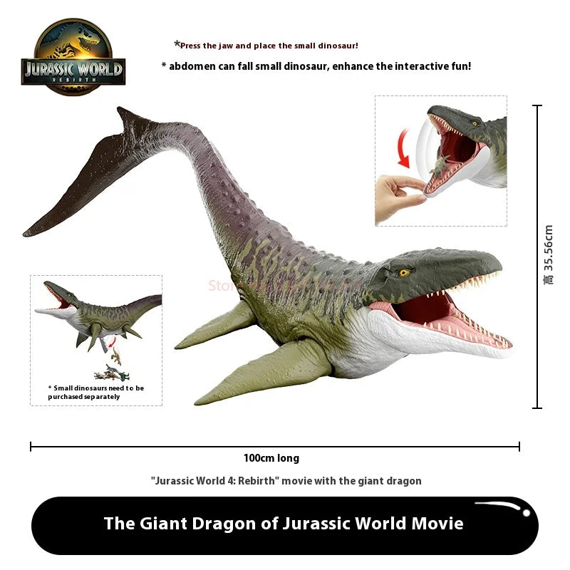 In Stock Mattel Jurassic World: Rebirth 4 Spinosaurus Action Figure Model Simulated Dinosaur Model Toys Children'S Birthday Gift