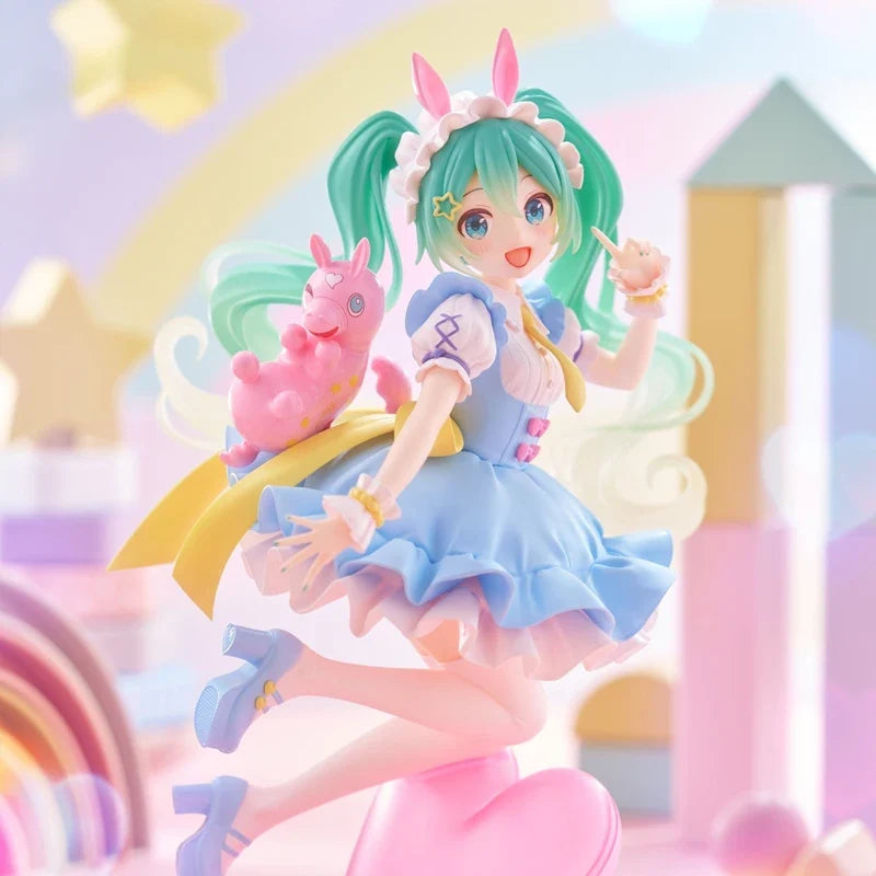 In Stock Gift Original Genuine Bandai Namco Banpresto Hatsune Miku X Rody Amp Fairy Tale Ver. Pvc Anime Figurine Collections Toy