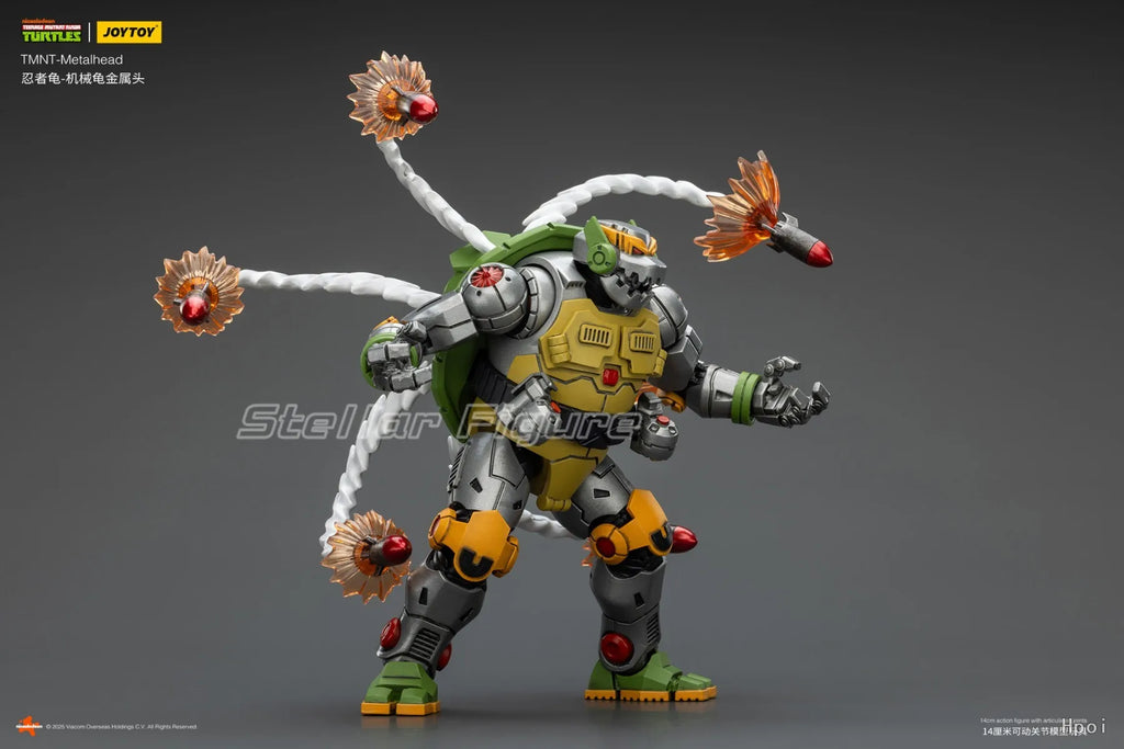 【SF】JOYTOY TMNT 1/18 Action Figure TMNT-Metalhead Model Toys Gifts Collection Ornaments