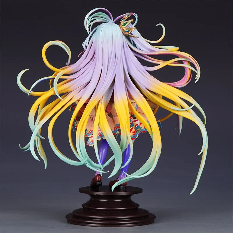 No Game No Life Figure Shiro Figure Art Works Kamiya Yuu Collection Pvc Action Figuine Anime Model Toy Gift