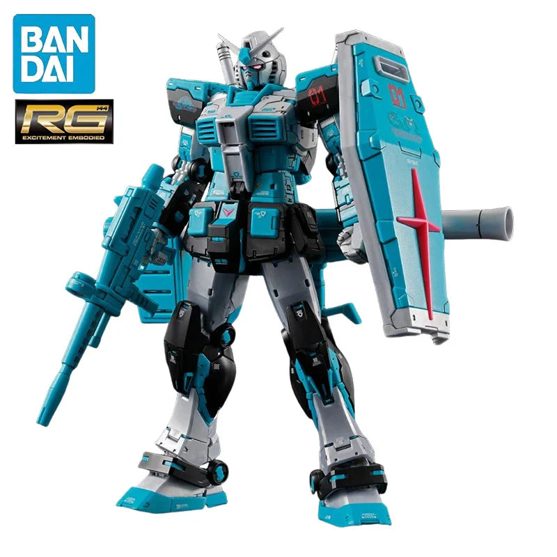 BANDAI PB LIMITED RG 1/144 RX-78-2 GUNDAM Ver.2.0 [Hatsune Miku Ver.] Anime Actionfiguren Zusammenbaumodell Sammlerstück Spielzeug