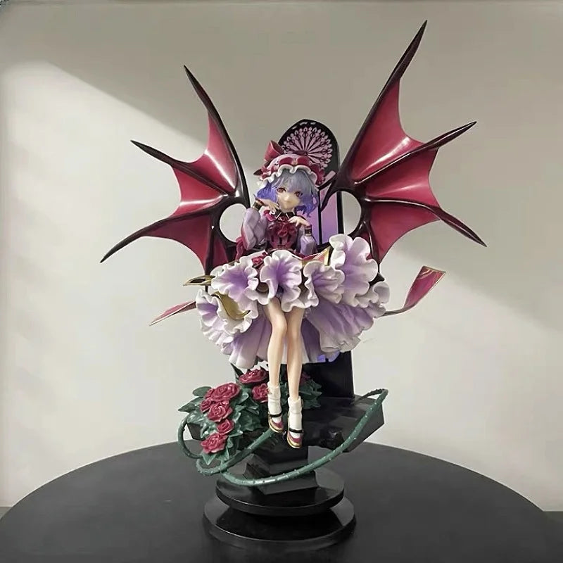 31cm Touhou Project Remilia Scarlet Action Figure Desktop Model Statue For Boys Game Character Collectible Ornament Toy Gift