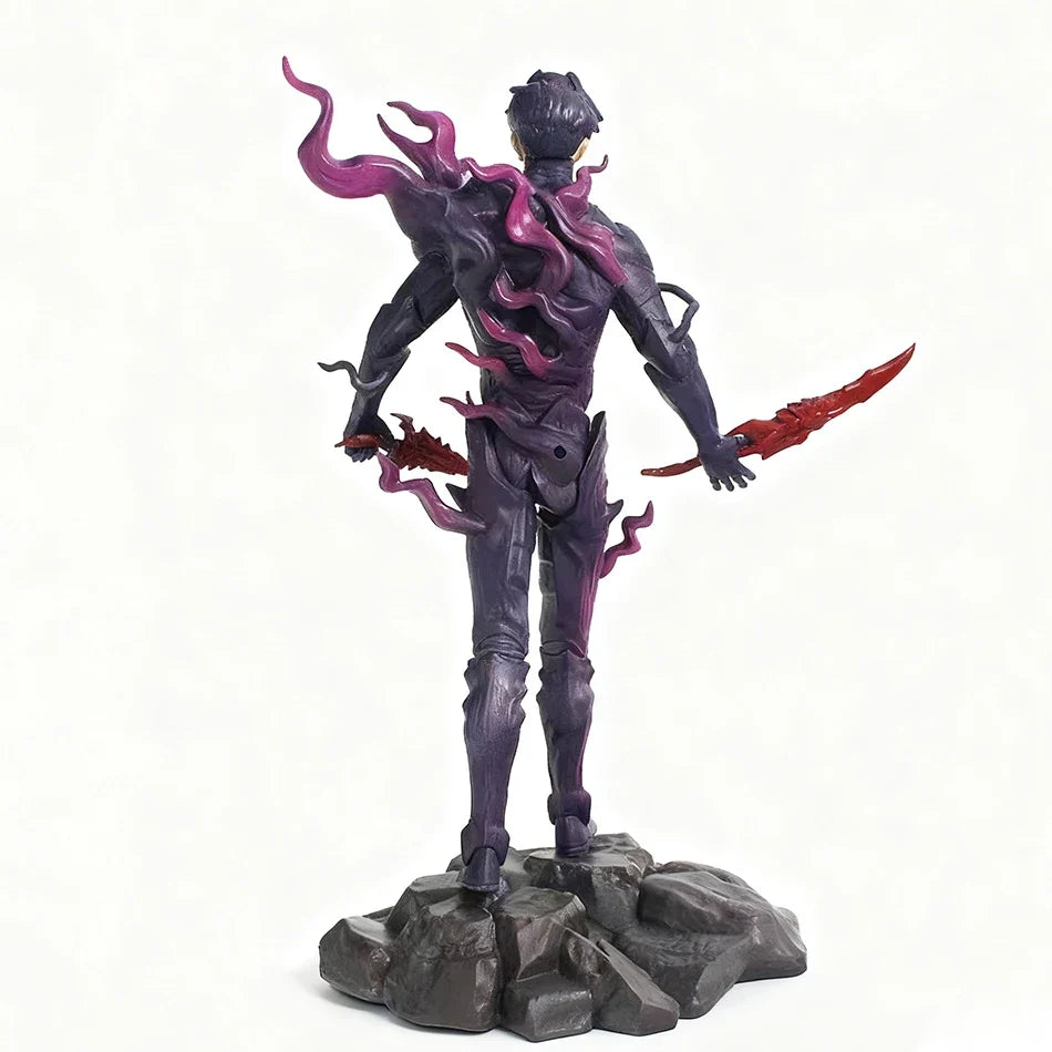 2026 New Year Gift Leveling Sung Jinwoo Hunter Form Standing Pose Collectible Figure Holiday Gift Model Toy