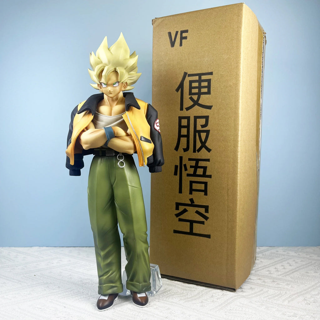 30cm VF Studio Dragon Ball Anime Figures Casual Wear Goku Action Figure Statue Model Doll Collection Toys Gifts