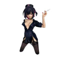 High quality White Snow Love Nurse Anime Model Short Haired Kneeling Pretty Girl Handmade, Surrounding Statues, Ornament Gifts