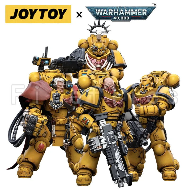 1/18 JOYTOY Action Figure (4PCS/SET) 40K Fists Heavy Intercessors Set Anime Model Toy