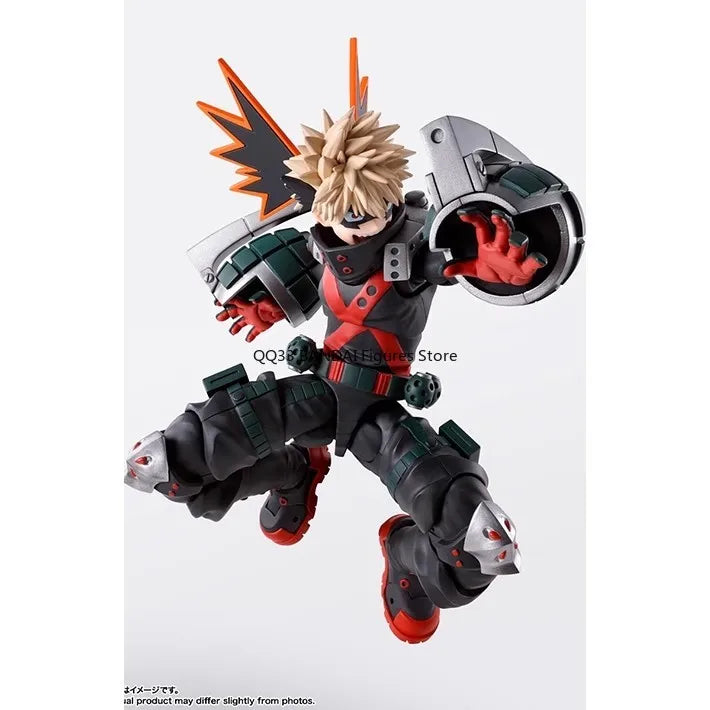 Bandai Original SHFiguarts My Hero Academia Izuku Midoriya Katsuki Bakugou Action Figure Active Joints Model Hobbies Collectible
