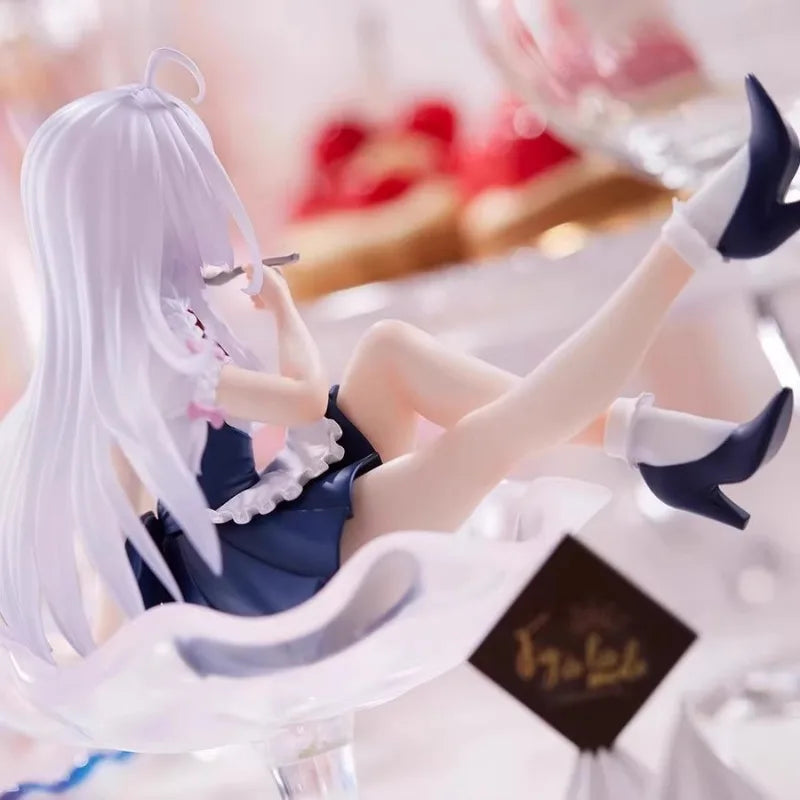 10cm Witch Journey Elaina Ice Cream Animation Figure High-precision PVC Model Two-dimensional Ornaments Boy Girl Save Gifts Toy